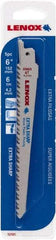 Lenox - 6" Long x 3/4" Thick, Bi-Metal Reciprocating Saw Blade - Straight Profile, 6 TPI, Toothed Edge - Industrial Tool & Supply