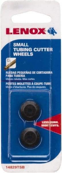 Lenox - Cutter Replacement Cutting Wheel - Use with Lenox Tubing Cutters: 21008, 21009, 14830, 14831, 14832, Cuts Copper - Industrial Tool & Supply