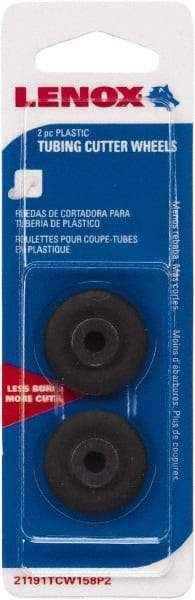 Lenox - Cutter Replacement Cutting Wheel - Use with Lenox Tubing Cutter 21013, Cuts Plastic - Industrial Tool & Supply