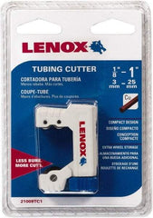 Lenox - 1/8" to 1" Pipe Capacity, Tube Cutter - Cuts Copper - Industrial Tool & Supply