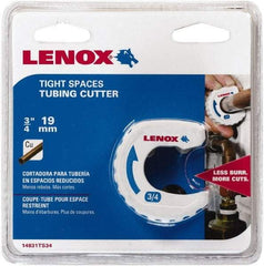 Lenox - 3/4" Pipe Capacity, Tube Cutter - Cuts Copper - Industrial Tool & Supply