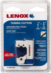 Lenox - 1/8" to 5/8" Pipe Capacity, Tube Cutter - Cuts Copper - Industrial Tool & Supply