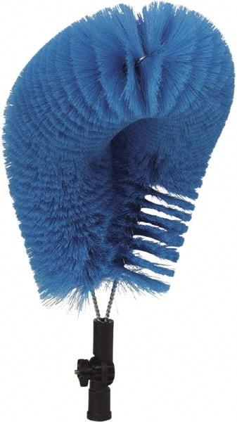 Vikan - Polyester Clean In Place Brush - 4-13/32" Bristle Length, 20" Long Head, Blue - Industrial Tool & Supply
