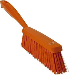 Vikan - 14" OAL, Polyester Staple Set Bench Brush - 2" Bristle Length, 6-3/8" Long Head, Orange - Industrial Tool & Supply