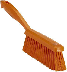 Vikan - 14" OAL, Polyester Staple Set Bench Brush - 2" Bristle Length, 6-3/8" Long Head, Orange - Industrial Tool & Supply