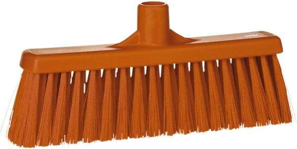 Vikan - 5-5/8" OAL Polyester Bristle Lobby Broom - 3" Bristle Length, 11" Wide - Industrial Tool & Supply