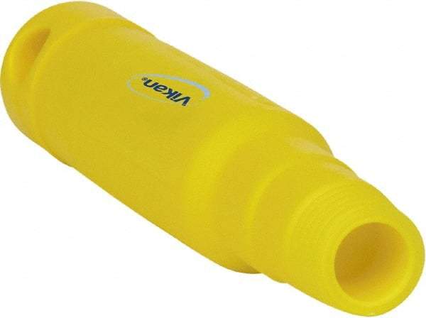 Vikan - 6-1/2 x 1-5/32" Polypropylene Squeegee Handle - European Threaded Connection, Yellow - Industrial Tool & Supply