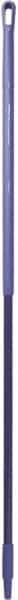 Vikan - 59 x 1-1/4" Fiberglass Squeegee Handle - European Threaded Connection, Purple - Industrial Tool & Supply