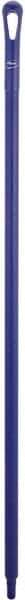 Vikan - 51 x 1-1/4" Polypropylene Squeegee Handle - European Threaded Connection, Purple - Industrial Tool & Supply