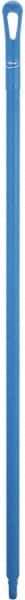 Vikan - 51 x 1-1/4" Polypropylene Squeegee Handle - European Threaded Connection, Blue - Industrial Tool & Supply