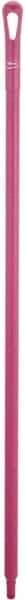 Vikan - 51 x 1-1/4" Polypropylene Squeegee Handle - European Threaded Connection, Pink - Industrial Tool & Supply