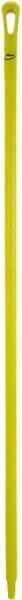 Vikan - 59 x 1-1/4" Polypropylene Squeegee Handle - European Threaded Connection, Yellow - Industrial Tool & Supply