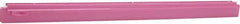 Vikan - 24" Rubber Blade Squeegee Refill - Double Edge, Pink, Plastic Holder - Industrial Tool & Supply