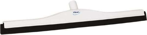 Vikan - 24" Foam Rubber Blade Bench Squeegee - Double Edge, White, Plastic Holder - Industrial Tool & Supply
