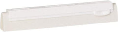 Vikan - 10" Foam Rubber Blade Squeegee Refill - Double Edge, White, Plastic Holder - Industrial Tool & Supply
