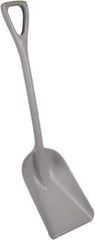 Remco - 14-1/2" High Square Plastic Shovel - 24-5/8" Long D-Grip Handle - Industrial Tool & Supply