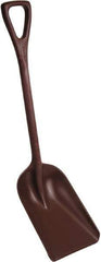 Remco - 14-1/2" High Square Plastic Shovel - 24-5/8" Long D-Grip Handle - Industrial Tool & Supply