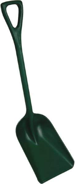 Remco - 14-1/2" High Square Plastic Shovel - 24-5/8" Long D-Grip Handle - Industrial Tool & Supply