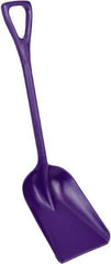 Remco - 14-1/2" High Square Plastic Shovel - 24-5/8" Long D-Grip Handle - Industrial Tool & Supply