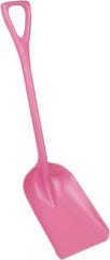 Remco - 14-1/2" High Square Plastic Shovel - 24-5/8" Long D-Grip Handle - Industrial Tool & Supply