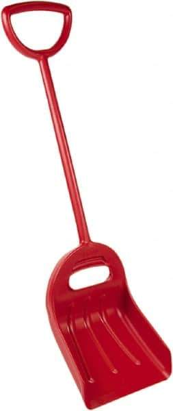 Remco - 18-1/2" High Square Plastic Shovel - 29-1/4" Long D-Grip Handle - Industrial Tool & Supply