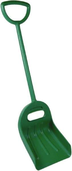 Remco - 18-1/2" High Square Plastic Shovel - 29-1/4" Long D-Grip Handle - Industrial Tool & Supply