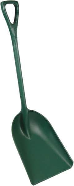 Remco - 17-1/8" High Square Plastic Shovel - 27" Long D-Grip Handle - Industrial Tool & Supply