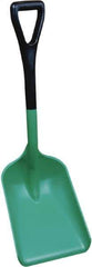 Remco - 13-3/4" High Square Plastic Shovel - 20-1/2" Long D-Grip Handle - Industrial Tool & Supply
