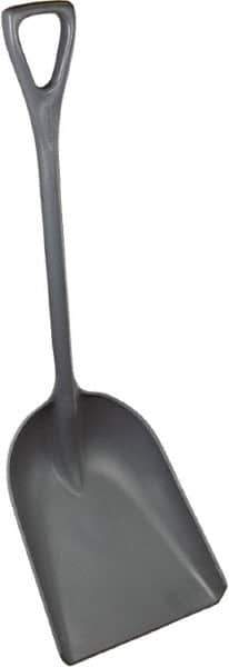 Remco - 17" High Square Plastic Shovel - 26-7/8" Long D-Grip Handle - Industrial Tool & Supply