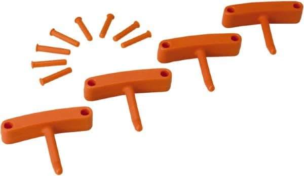 Vikan - Polypropylene Hooks - 3" OAL - Industrial Tool & Supply