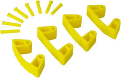 Vikan - Rubber Clips - 3.025" OAL - Industrial Tool & Supply