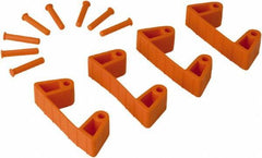 Vikan - Rubber Clips - 3.025" OAL - Industrial Tool & Supply