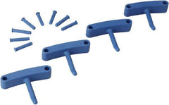 Vikan - Polypropylene Hooks - 3" OAL - Industrial Tool & Supply