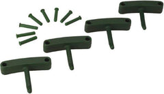 Vikan - Polypropylene Hooks - 3" OAL - Industrial Tool & Supply