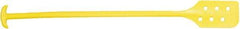 Remco - Yellow Polypropylene Mixing Paddle with Holes - 52" Overall Length - Industrial Tool & Supply