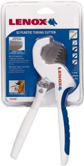 Lenox - 1-5/16" to 1" Pipe Capacity, Tube Cutter - Cuts Plastic, Rubber, PVC, CPVC - Industrial Tool & Supply