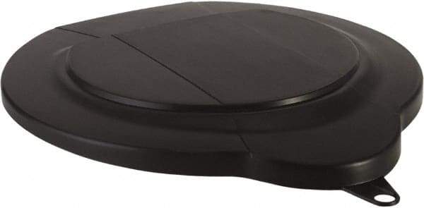 Vikan - 1.5 Gal Polypropylene Pail Lid - Black, For Use with 5696 - Industrial Tool & Supply