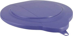 Vikan - 1.5 Gal Polypropylene Pail Lid - Purple, For Use with 5695 - Industrial Tool & Supply