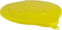 Vikan - 1.5 Gal Polypropylene Pail Lid - Yellow, For Use with 5693 - Industrial Tool & Supply
