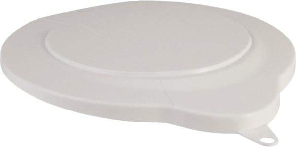 Vikan - 1.5 Gal Polypropylene Pail Lid - White, For Use with 5692 - Industrial Tool & Supply
