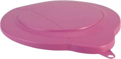 Vikan - 1.5 Gal Polypropylene Pail Lid - Pink, For Use with 5688 - Industrial Tool & Supply