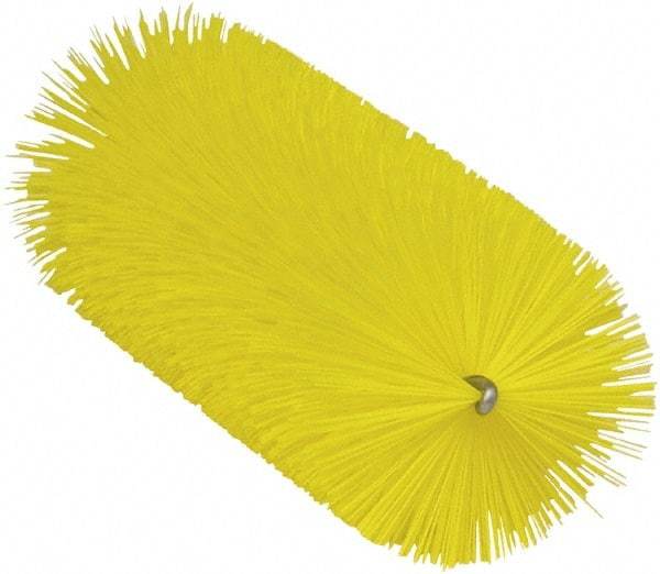 Vikan - 2.3" Diam Polyester Tube Brush - 6-1/4" OAL, 6-1/2" Head Length, Stainless Steel Handle - Industrial Tool & Supply