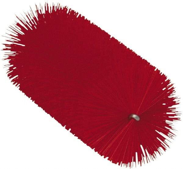 Vikan - 2.3" Diam Polyester Tube Brush - 6-1/4" OAL, 6-1/2" Head Length, Stainless Steel Handle - Industrial Tool & Supply
