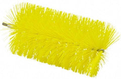 Vikan - 3-1/2" Diam Polyester Tube Brush - 7-1/2" OAL, 7" Head Length, Stainless Steel Handle - Industrial Tool & Supply