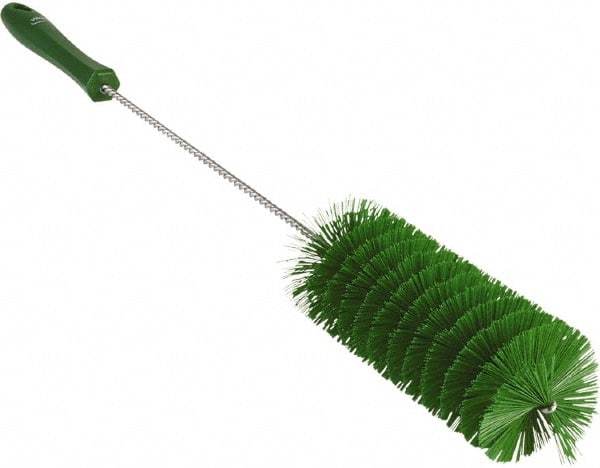 Vikan - 2-3/8" Diam Polyester Valve Brush - 19-5/8" OAL, 5-13/16" Head Length, Polypropylene & Stainless Steel Handle - Industrial Tool & Supply