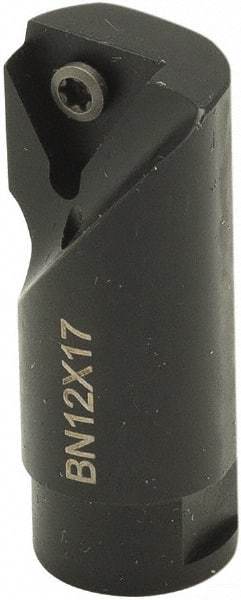 Parlec - TCMT 06 Insert Style, Replaceable Boring Bar Head - 0.3937" Shank Diam, Through Coolant - Industrial Tool & Supply