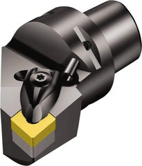 Sandvik Coromant - Left Hand Cut, Size C3, CNMG 12 04 08 & CNMG 432 Insert Compatiblity, External Modular Turning & Profiling Cutting Unit Head - 22mm Ctr to Cutting Edge, 45mm Head Length, Through Coolant, Series T-Max P - Industrial Tool & Supply