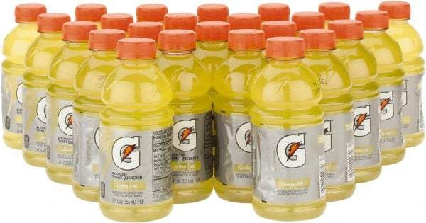 Gatorade - 12 oz Bottle Lemon-Lime Activity Drink - Ready-to-Drink - Industrial Tool & Supply