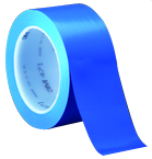 List 471 3" x 36 yds Vinyl Tape - Blue - Industrial Tool & Supply