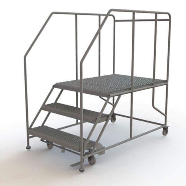 TRI-ARC - Rolling & Wall Mounted Ladders & Platforms Type: Rolling Work Platform Style: Steel Work Platform - Industrial Tool & Supply